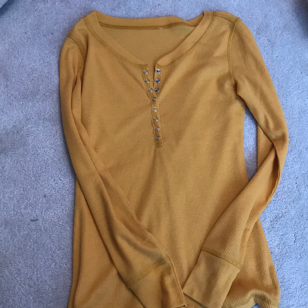 Yellow Henley